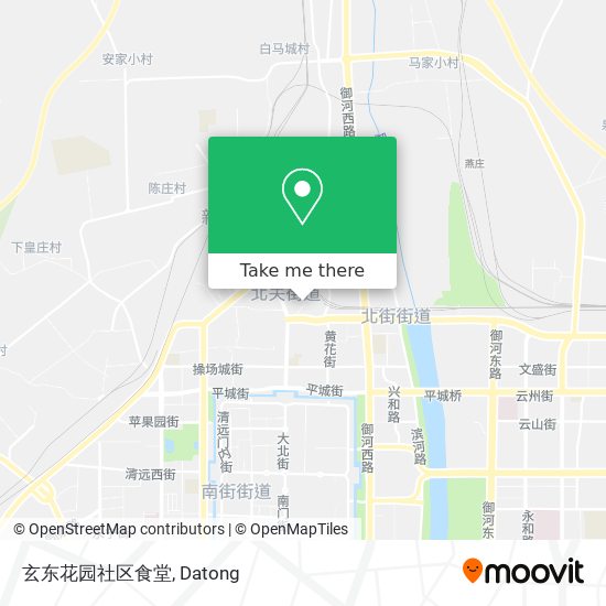 玄东花园社区食堂 map