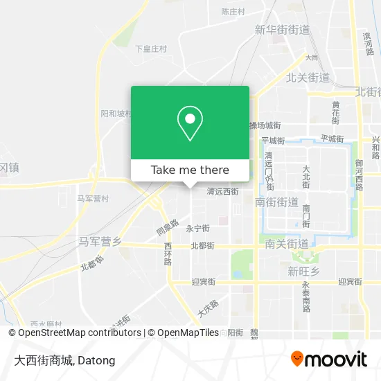大西街商城 map