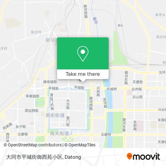 大同市平城街御西苑小区 map