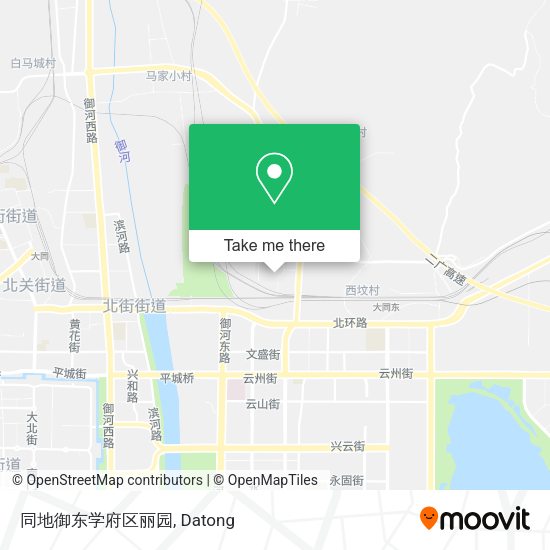 同地御东学府区丽园 map