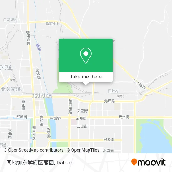 同地御东学府区丽园 map