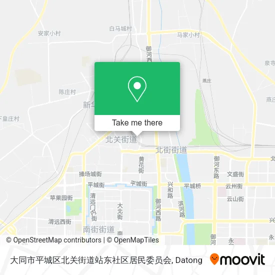 大同市平城区北关街道站东社区居民委员会 map