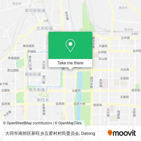 大同市南郊区新旺乡五爱村村民委员会 map