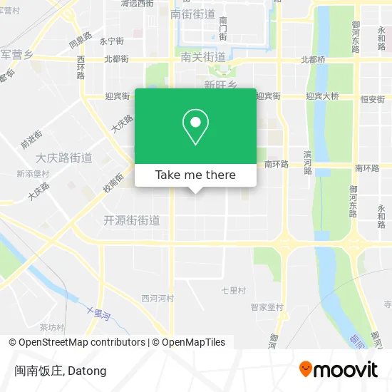 闽南饭庄 map