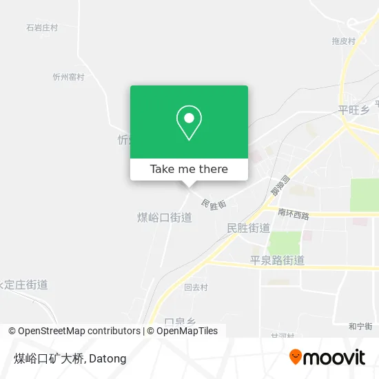 煤峪口矿大桥 map