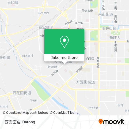西安面皮 map