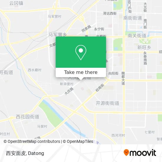 西安面皮 map