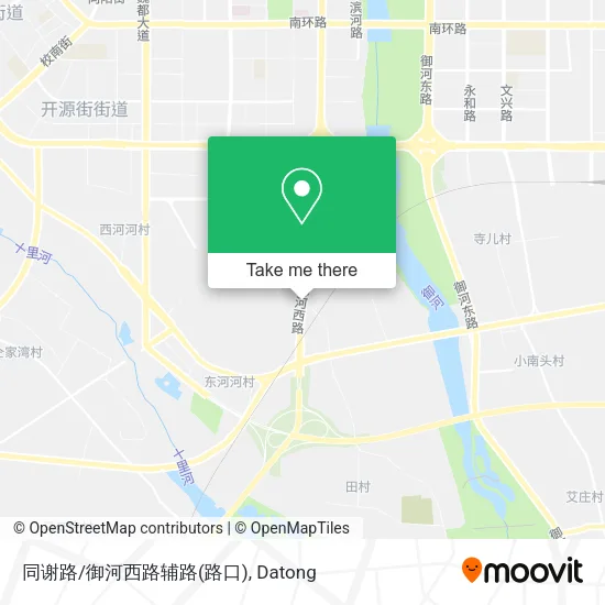 同谢路/御河西路辅路(路口) map