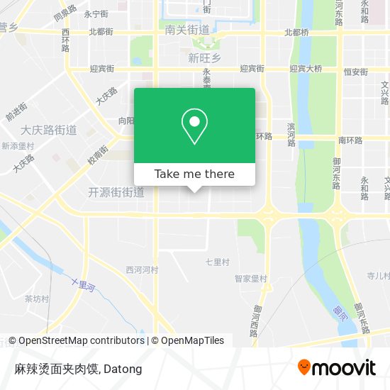 麻辣烫面夹肉馍 map
