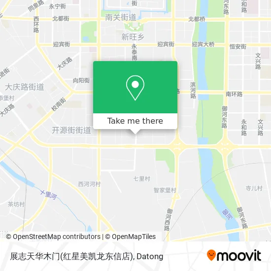 展志天华木门(红星美凯龙东信店) map
