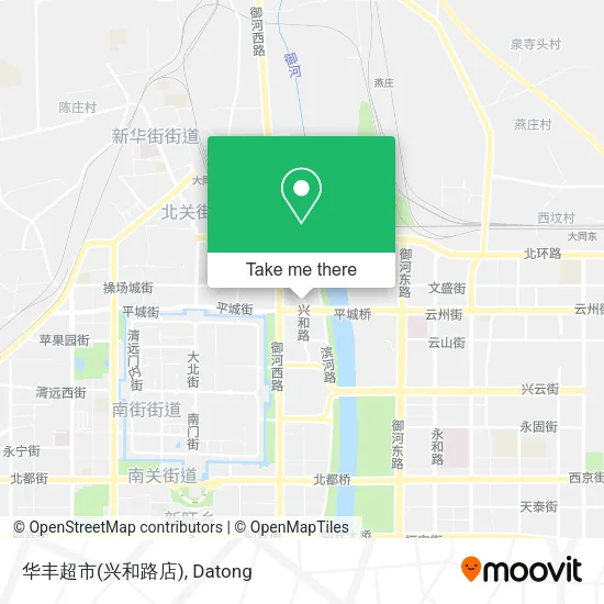 华丰超市(兴和路店) map