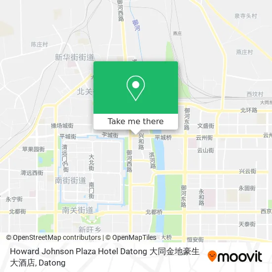 Howard Johnson Plaza Hotel Datong 大同金地豪生大酒店 map