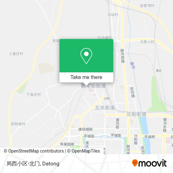局西小区-北门 map