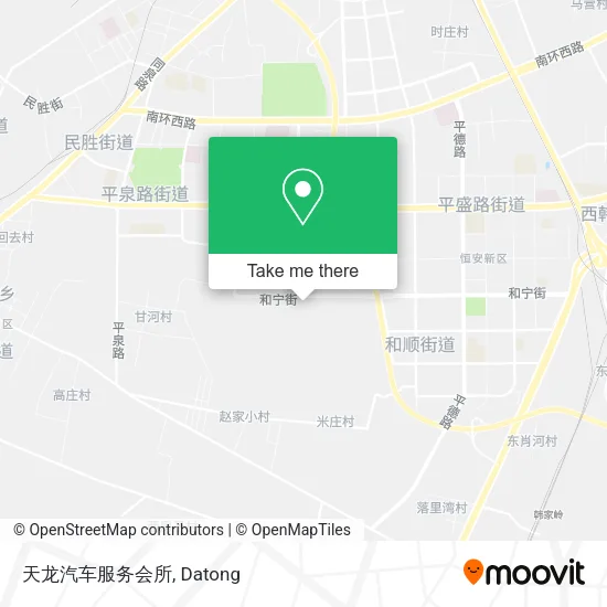 天龙汽车服务会所 map