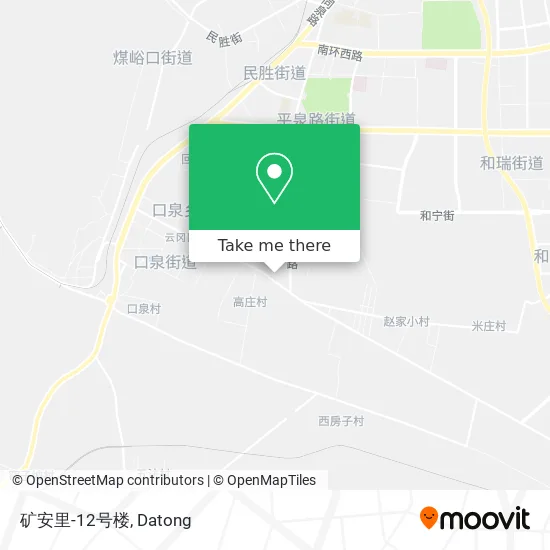 矿安里-12号楼 map