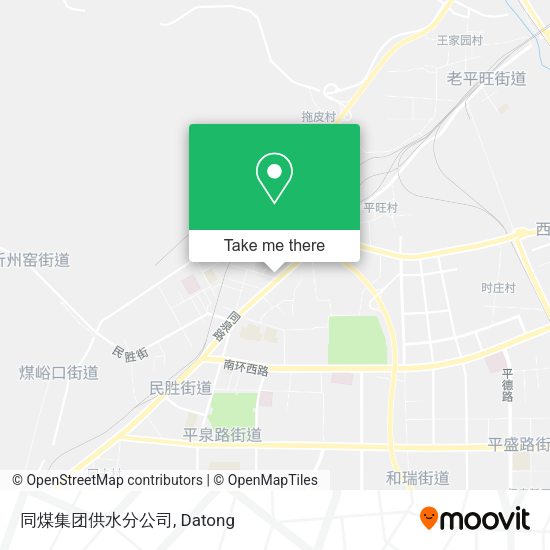 同煤集团供水分公司 map