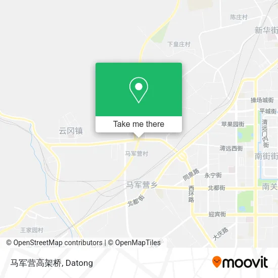 马军营高架桥 map