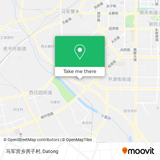 马军营乡房子村 map