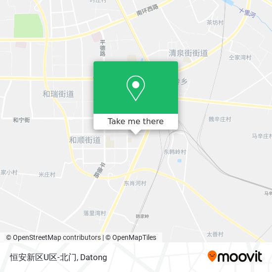 恒安新区U区-北门 map