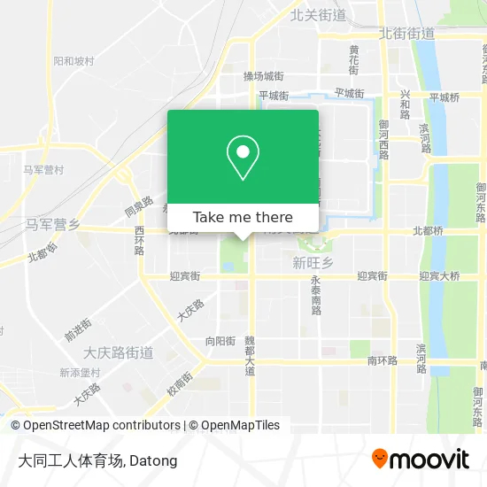 大同工人体育场 map