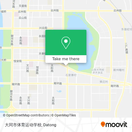 大同市体育运动学校 map