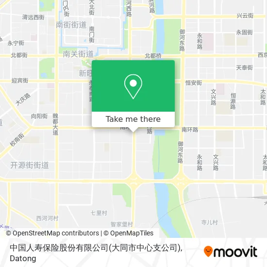 中国人寿保险股份有限公司(大同市中心支公司) map