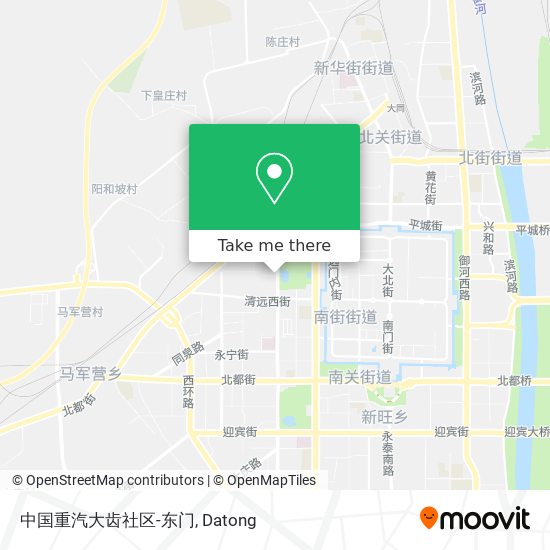 中国重汽大齿社区-东门 map