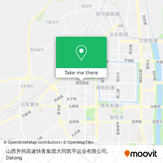 山西并州高速快客集团大同凯宇运业有限公司 map