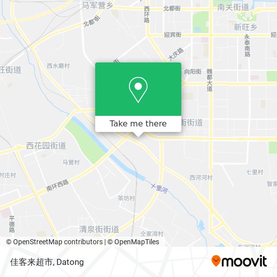 佳客来超市 map