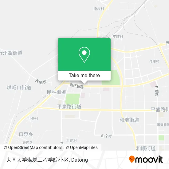 大同大学煤炭工程学院小区 map