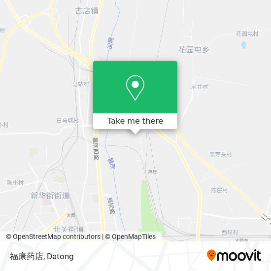 福康药店 map