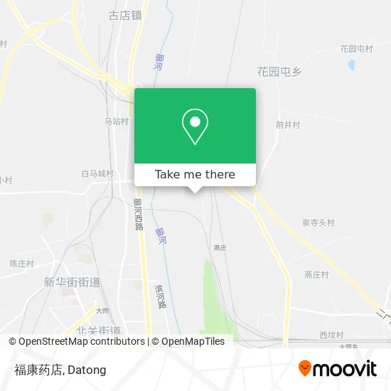 福康药店 map