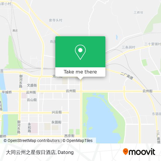 大同云州之星假日酒店 map