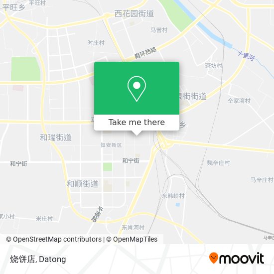 烧饼店 map