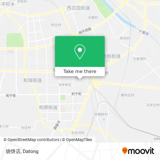 烧饼店 map