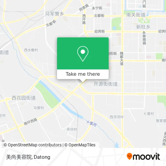 美尚美容院 map