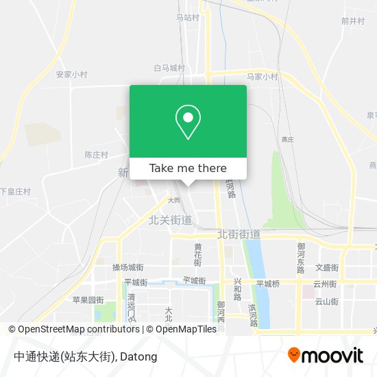中通快递(站东大街) map