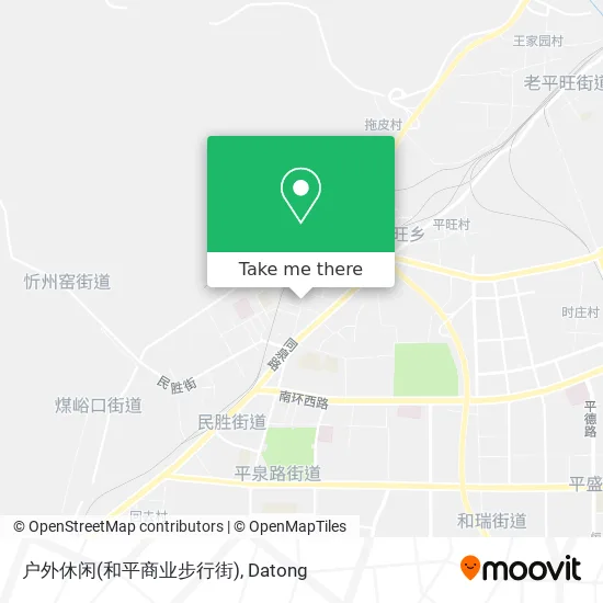 户外休闲(和平商业步行街) map