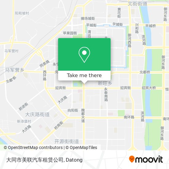 大同市美联汽车租赁公司 map
