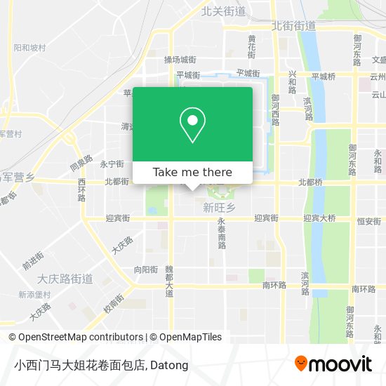 小西门马大姐花卷面包店 map