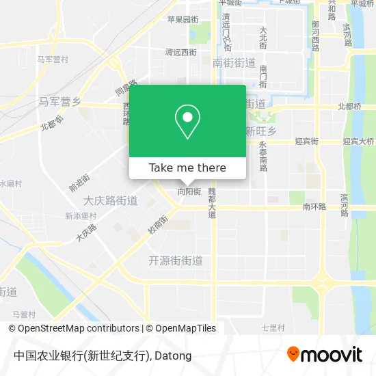 中国农业银行(新世纪支行) map