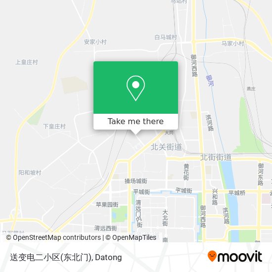 送变电二小区(东北门) map