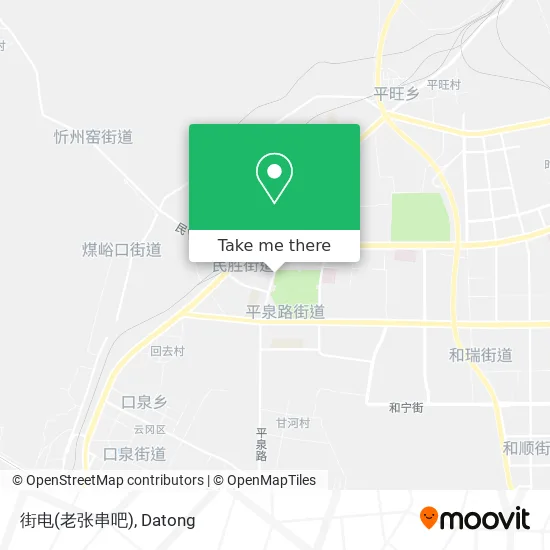 街电(老张串吧) map