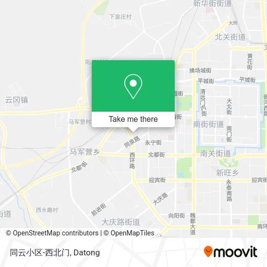 同云小区-西北门 map