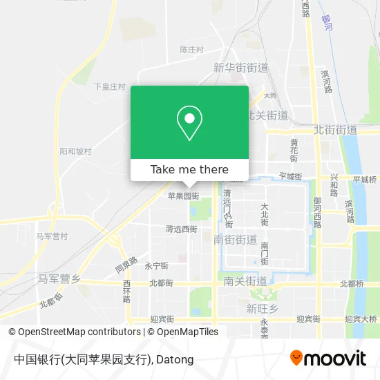 中国银行(大同苹果园支行) map