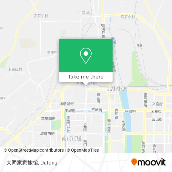 大同家家旅馆 map