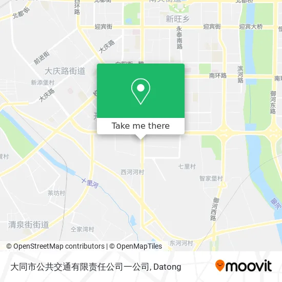 大同市公共交通有限责任公司一公司 map