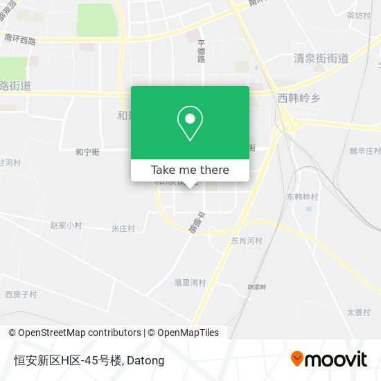 恒安新区H区-45号楼 map