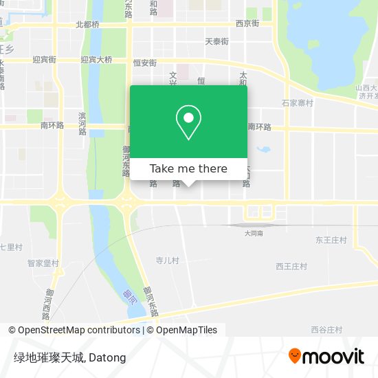 绿地璀璨天城 map