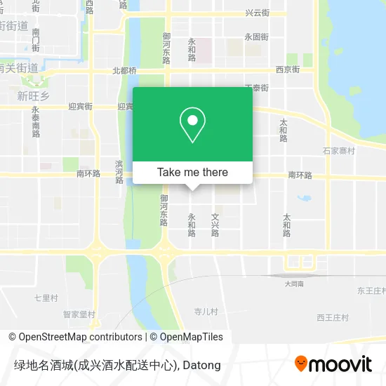 绿地名酒城(成兴酒水配送中心) map